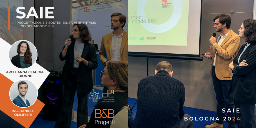 B&B Progetti S.r.l. e DT4 | SkeinBIM: SAIE Bologna 2024